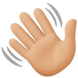 waving